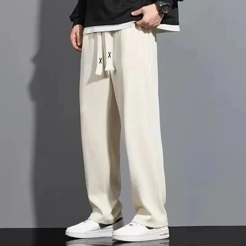 Men's Summer Thin Loose Straight Casual Trousers Conceitastral