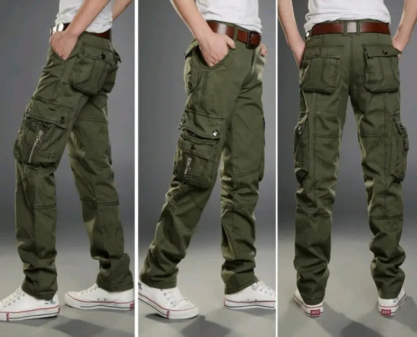 Men's multi-pocket overalls military pants casual trousers sports outdoor men's clothing Conceitastral