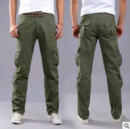 Men's multi-pocket overalls military pants casual trousers sports outdoor men's clothing Conceitastral