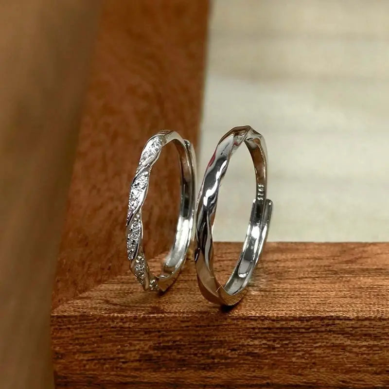 Mobius Couple Ring For Men And Women Niche Conceitastral