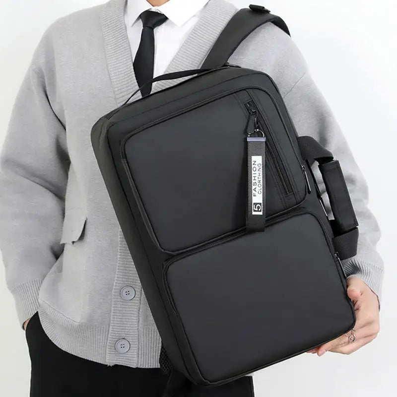 Multifunctional Backpack Large Capacity Business Laptop Bag Leisure Travel Commuter Schoolbag Portable Shoulder Bag Conceitastral