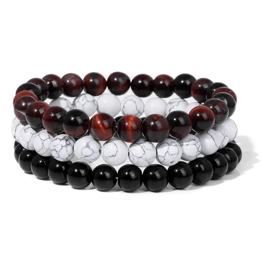 Natural Stone Bead Bracelet For Men Conceitastral