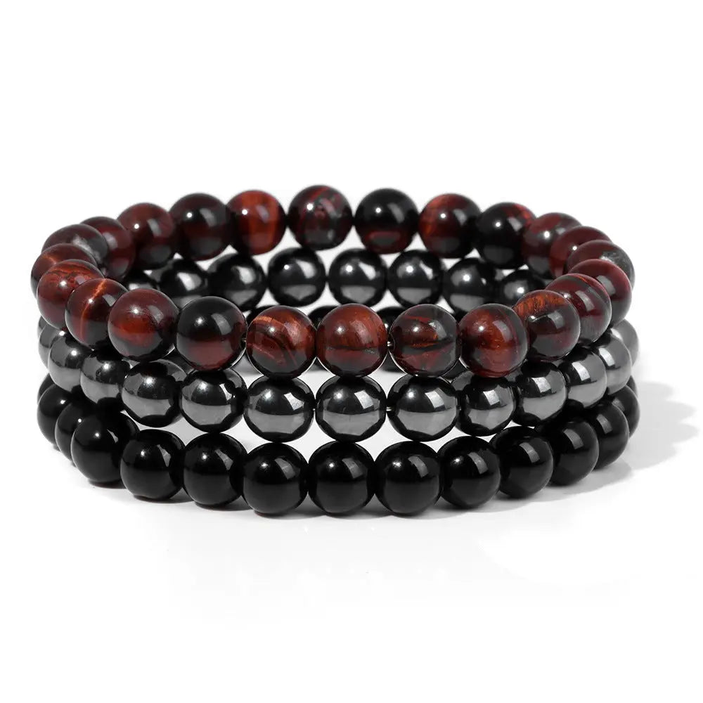 Natural Stone Bead Bracelet For Men Conceitastral