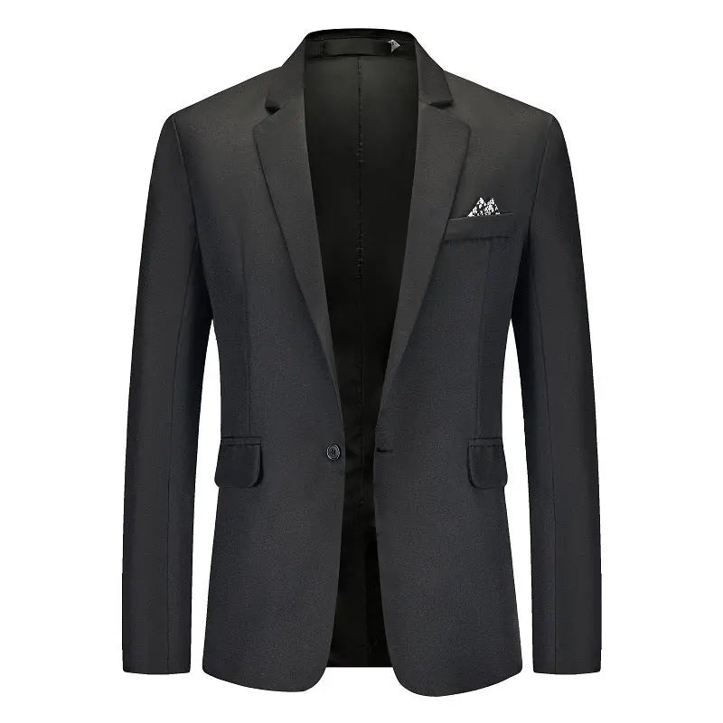 New Men's Loose Single-breasted Business Suit Jacket Conceitastral
