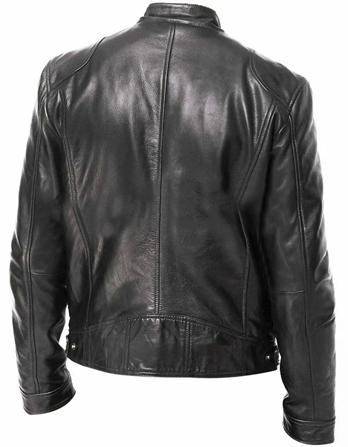 PU Leather Jacket Slim Leather Jacket Conceitastral
