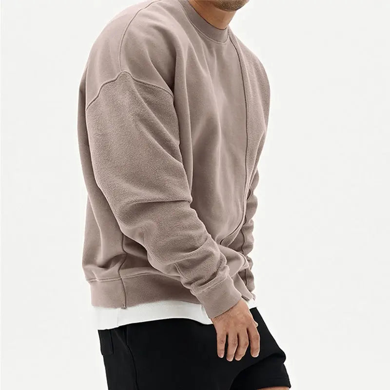 Pullover Round Neck Sweater Loose Men Clothes Conceitastral