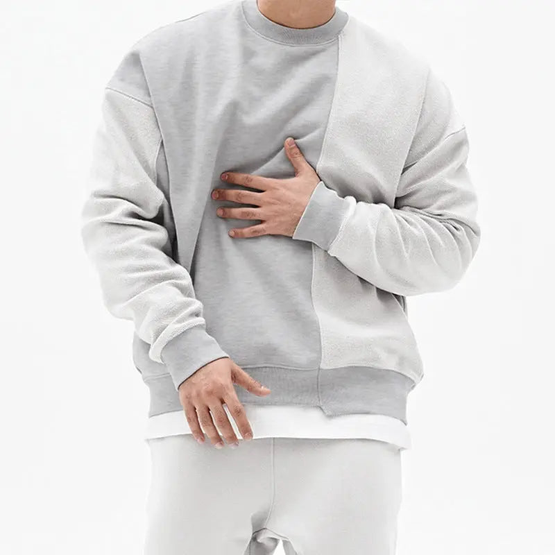 Pullover Round Neck Sweater Loose Men Clothes Conceitastral