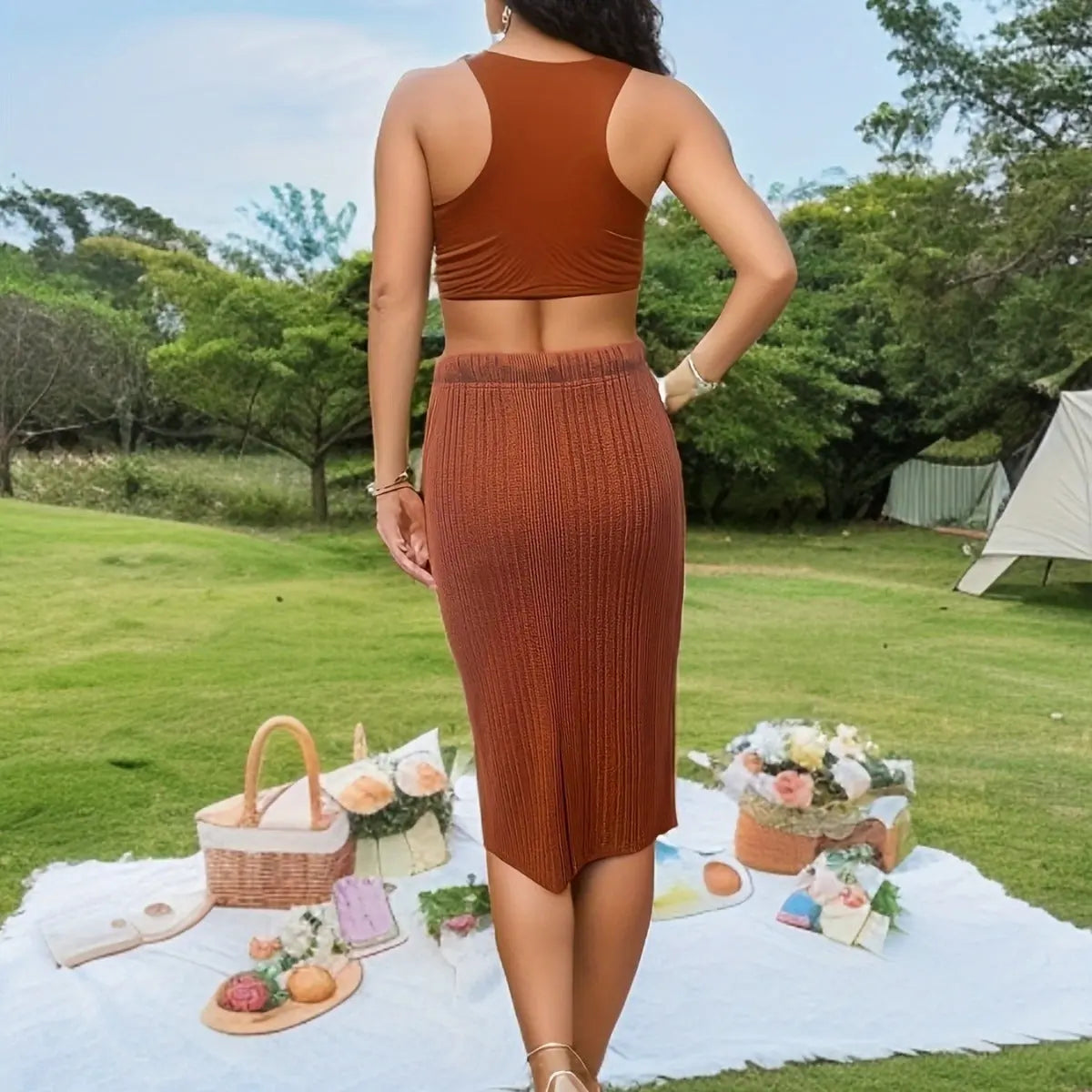 Retro Fashion And Personalized Temperament Skirt Women Conceitastral