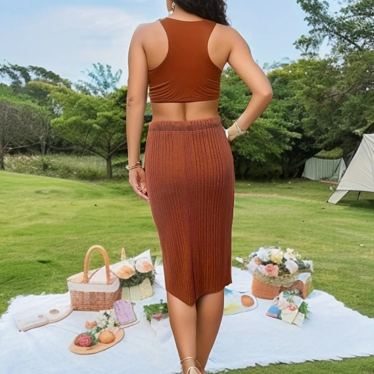 Retro Fashion And Personalized Temperament Skirt Women Conceitastral