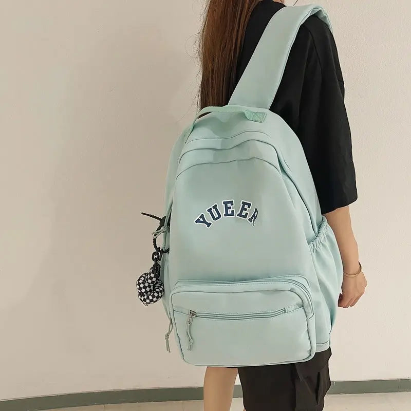 Simple Backpacks School Bags Student Girls Nylon Bag Women Conceitastral