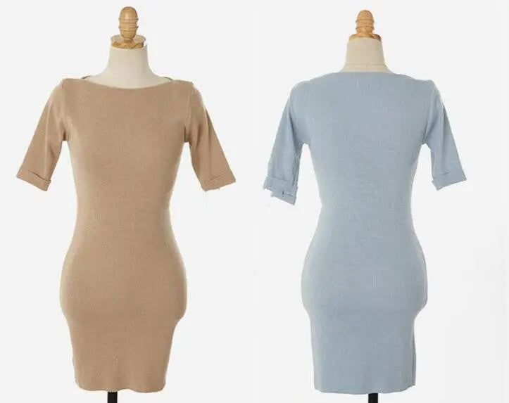 Simples Palavra Pescoço Fino Mangas Curtas de Cintura Alta Magro Conceitastral