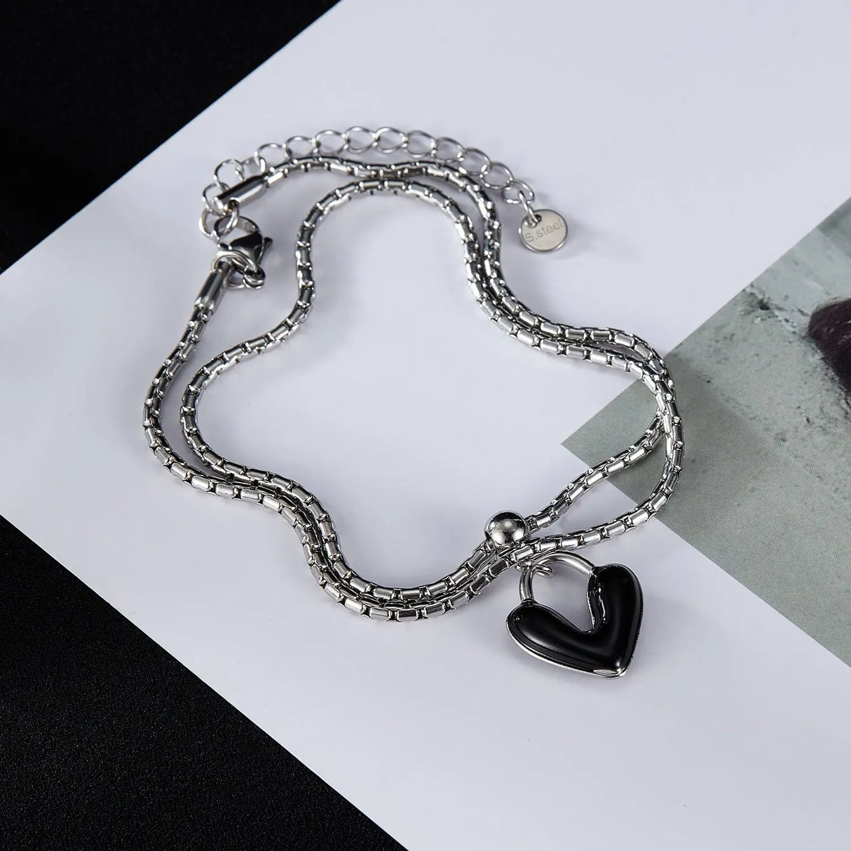 Special-interest Design Drop Oil Love Alloy Necklace For Men Conceitastral