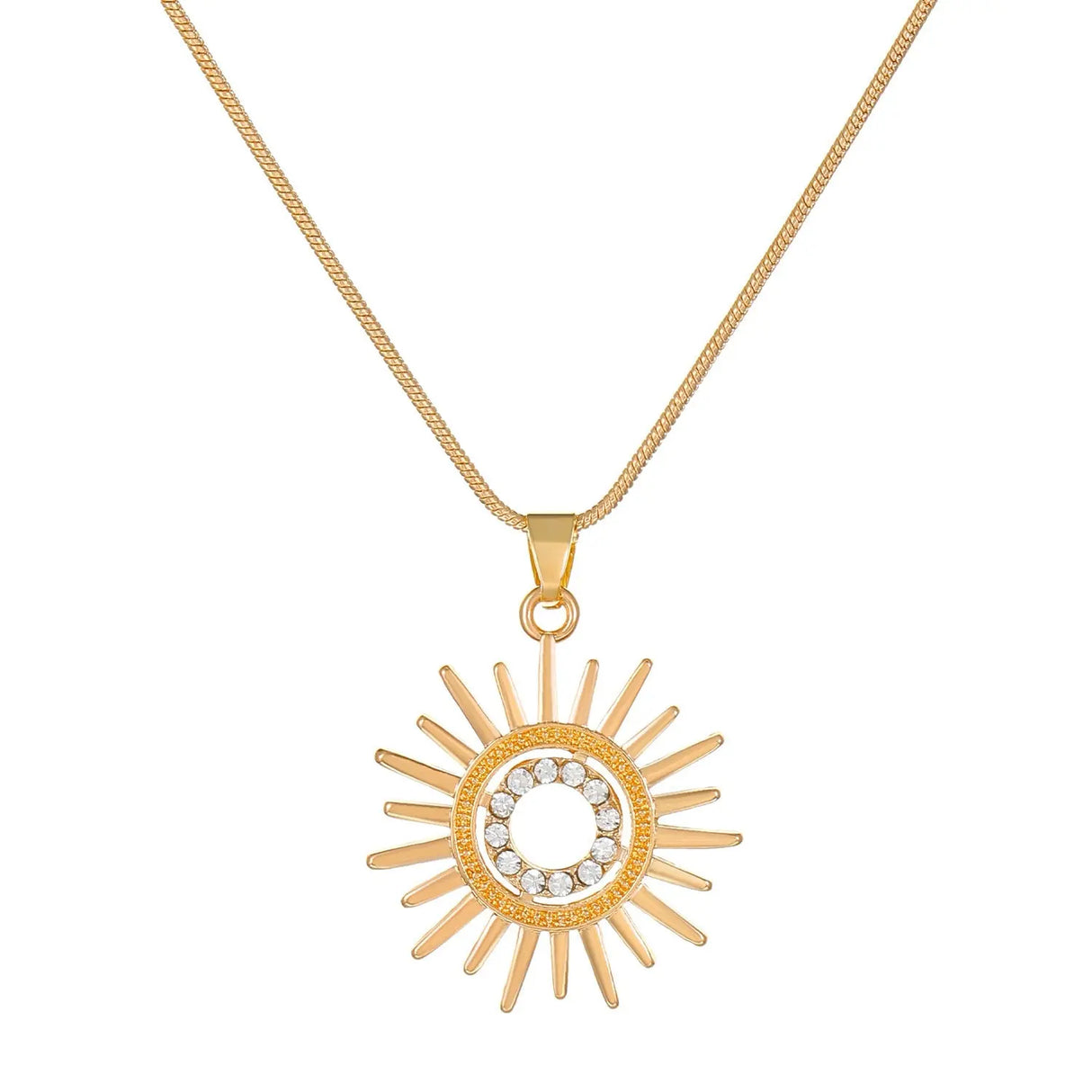 Sunflower Earrings Necklace Jewelry Suit Women Conceitastral