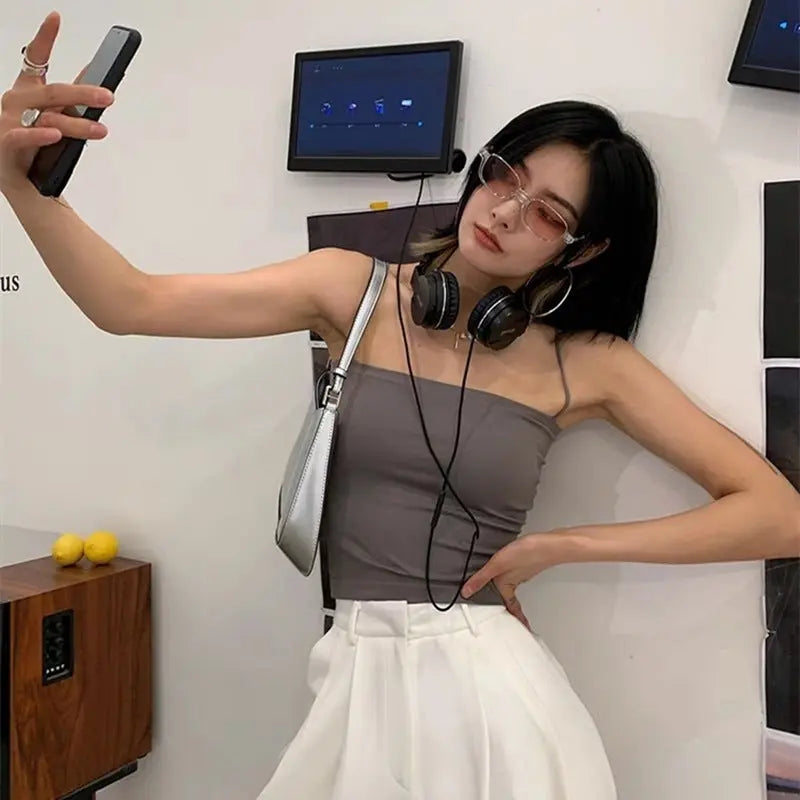 Top Without Steel Ring Bottoming Tube Top Underwear Conceitastral