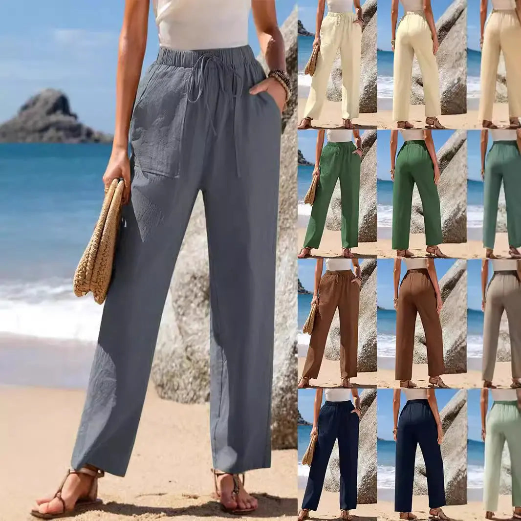 Wide-leg Pants Draping Effect Straight Pants Long High-end Conceitastral