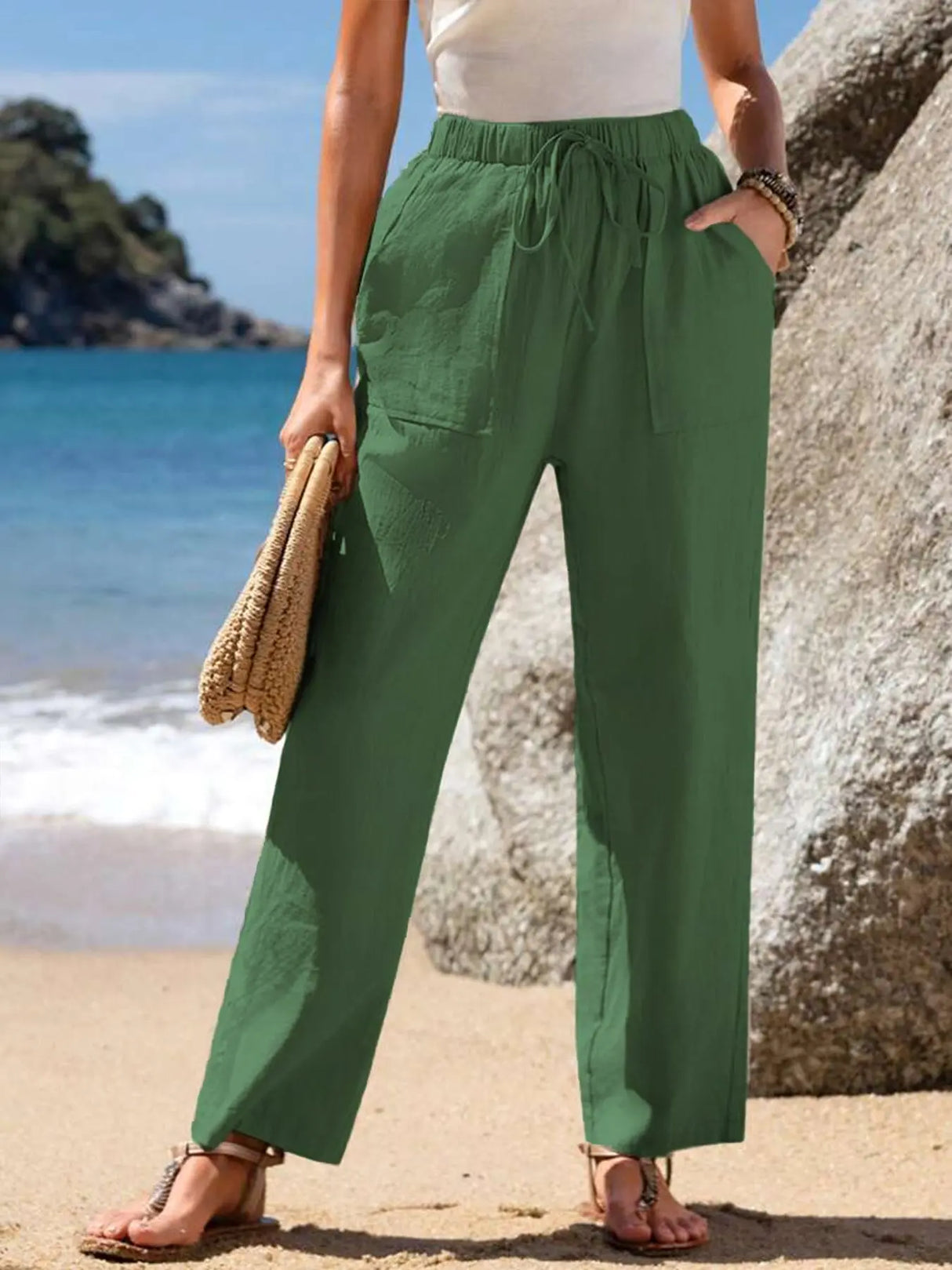 Wide-leg Pants Draping Effect Straight Pants Long High-end Conceitastral