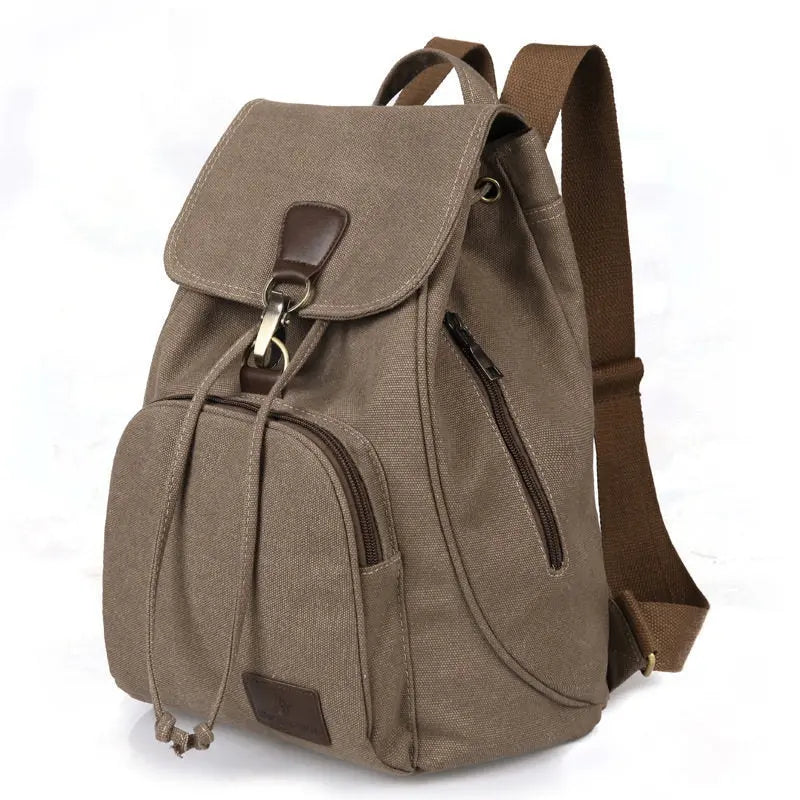 Women's Canvas Backpack Vintage Students School Bags Conceitastral