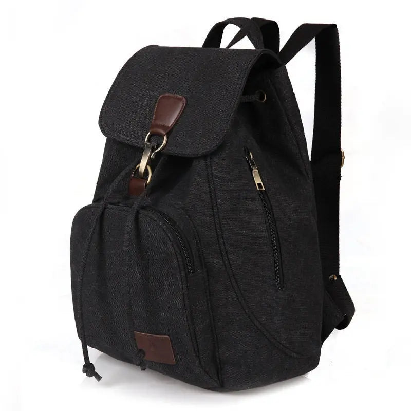 Women's Canvas Backpack Vintage Students School Bags Conceitastral