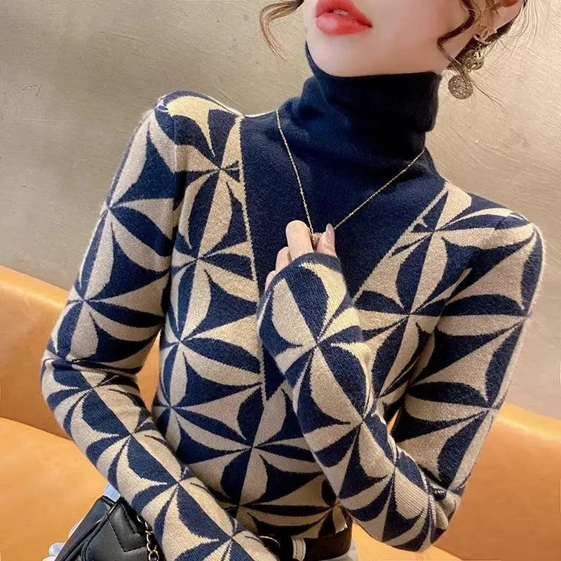 Women's Turtleneck Sweater Bottoming Shirt Conceitastral