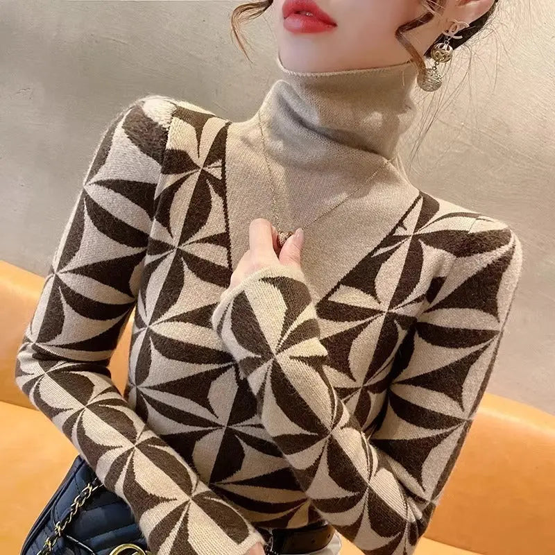 Women's Turtleneck Sweater Bottoming Shirt Conceitastral