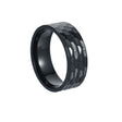 8MM Wide Vacuum Plated Titanium Steel Ring For Men Conceitastral