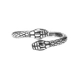 925 Silver Cool Style Snake Head Vintage Ring For Men And Women Conceitastral