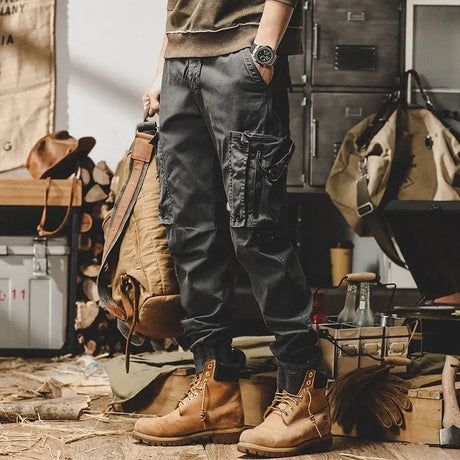 American Workwear Pants Men's Straight Functional Outdoor Tactics Casual Pants Oásis Mercado