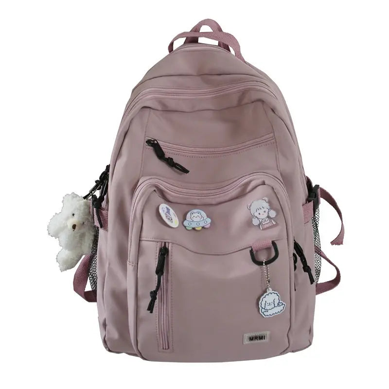 Backpack School Bag Girls Students Schoolbag High Capacity Multi-pocket Design Bags Conceitastral