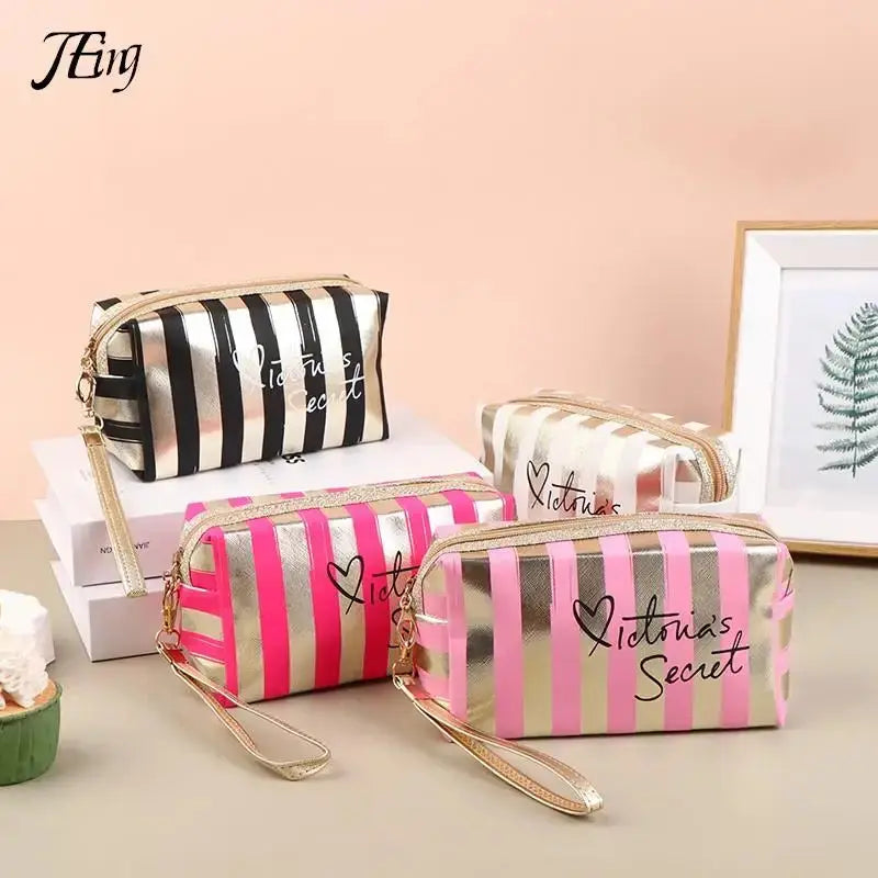 Bolsa Organizadora de Cosméticos Impermeável em PVC Laser – Neceser Feminino Conceitastral