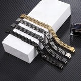 Bracelete Masculino de Aço Inoxidável - Estilo Urbano e Moderno Conceitastral