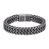 Bracelete Masculino de Aço Inoxidável - Estilo Urbano e Moderno Conceitastral