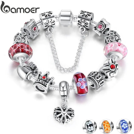 Bracelete de Charme com Pérolas de Vidro - Elegância e Sofisticação Conceitastral