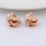 Brincos Geométricos Dourados - Elegância e Estilo Conceitastral