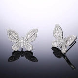 Butterfly earrings diamond earrings women Conceitastral