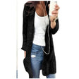 Cardigan Coat Women's Mid-length Long Sleeve Large Pocket Sweater Conceitastral
