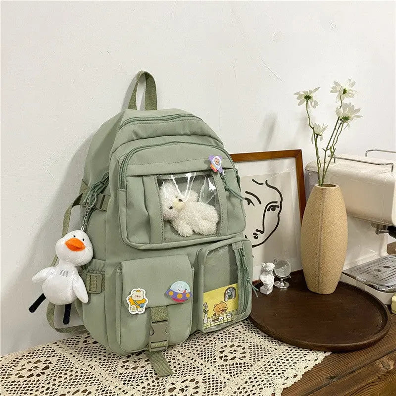 Casual Large-capacity School Bag Harajuku Style Backpack for Middle and High School Students Conceitastral