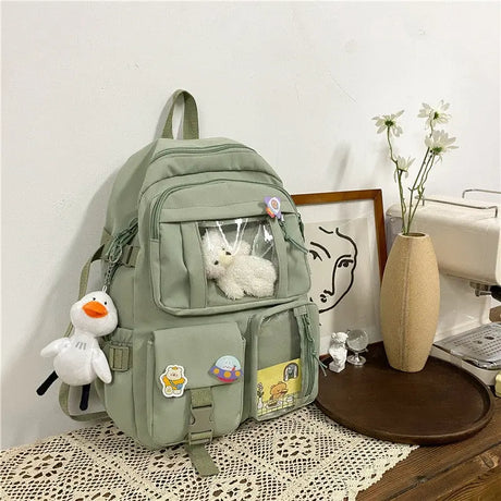 Casual Large-capacity School Bag Harajuku Style Backpack for Middle and High School Students Conceitastral