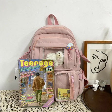 Casual Large-capacity School Bag Harajuku Style Backpack for Middle and High School Students Conceitastral