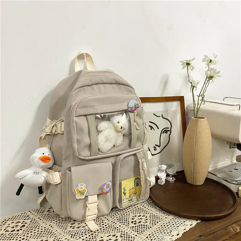 Casual Large-capacity School Bag Harajuku Style Backpack for Middle and High School Students Conceitastral