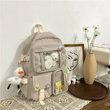 Casual Large-capacity School Bag Harajuku Style Backpack for Middle and High School Students Conceitastral