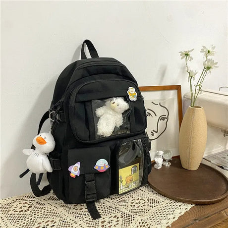 Casual Large-capacity School Bag Harajuku Style Backpack for Middle and High School Students Conceitastral