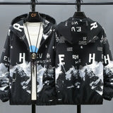 Casual Men's Jacket Hooded Loose Conceitastral