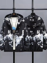 Casual Men's Jacket Hooded Loose Conceitastral