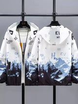 Casual Men's Jacket Hooded Loose Conceitastral