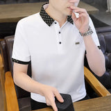 Casual Polo Collar Men's Loose Short Sleeve Conceitastral