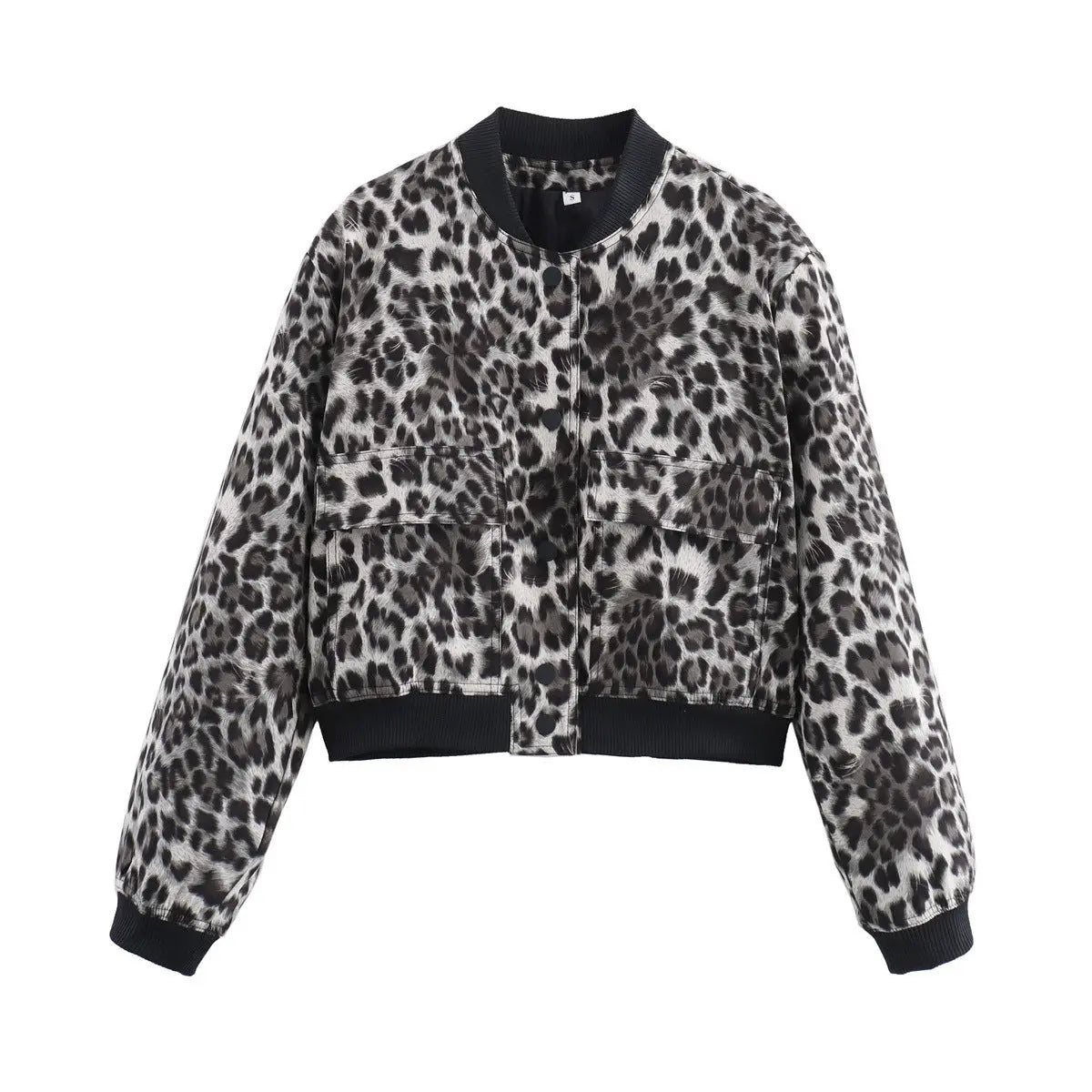 Casual Single-breasted Stand Collar Short Jacket With Pockets Fashion Long Sleeve Outwear Tops Coat For Womens Clothing Conceitastral