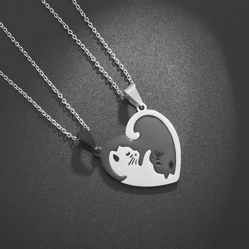 Colar de Pingente de Gato – Símbolo de Amor e Amizade Conceitastral