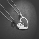 Colar de Pingente de Gato – Símbolo de Amor e Amizade Conceitastral