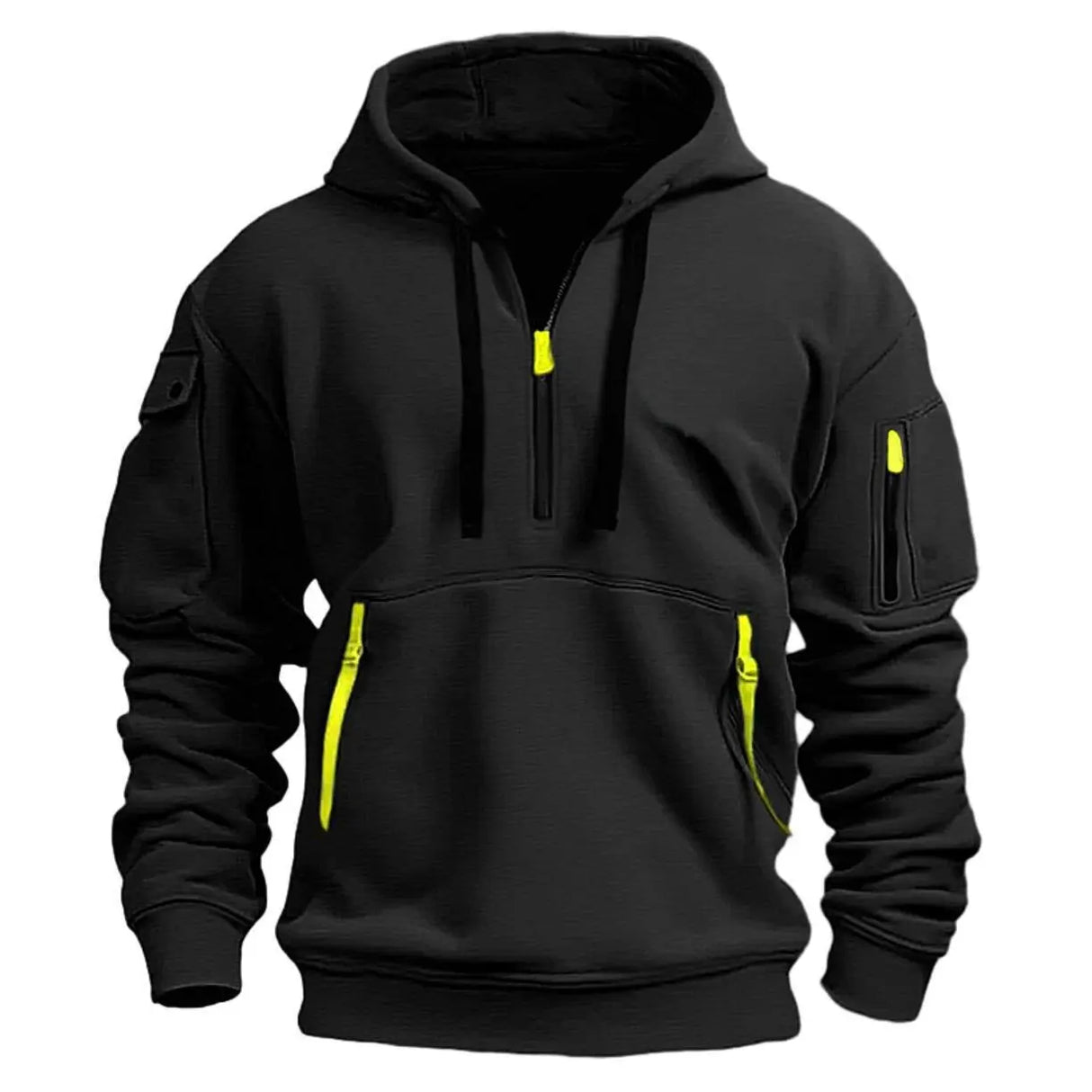 Cotton Dropped Shoulder Hooded Sweatshirt Men's Women's Plus Size Loose Pullover Fashion Sweatshirt Conceitastral