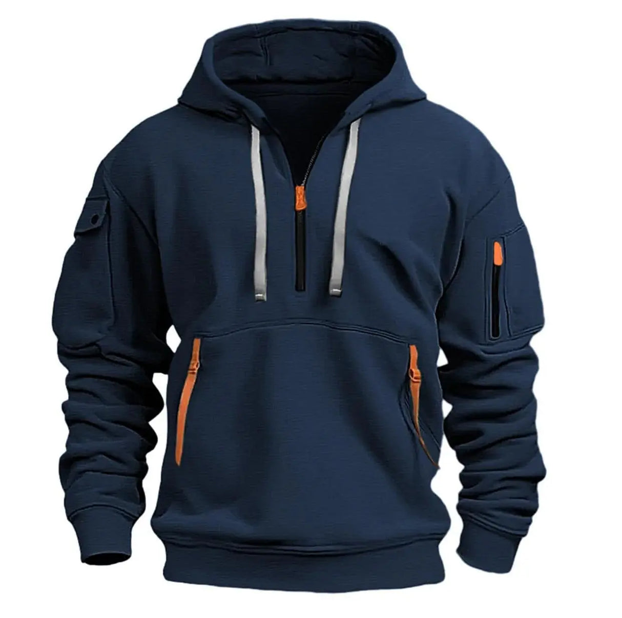 Cotton Dropped Shoulder Hooded Sweatshirt Men's Women's Plus Size Loose Pullover Fashion Sweatshirt Conceitastral